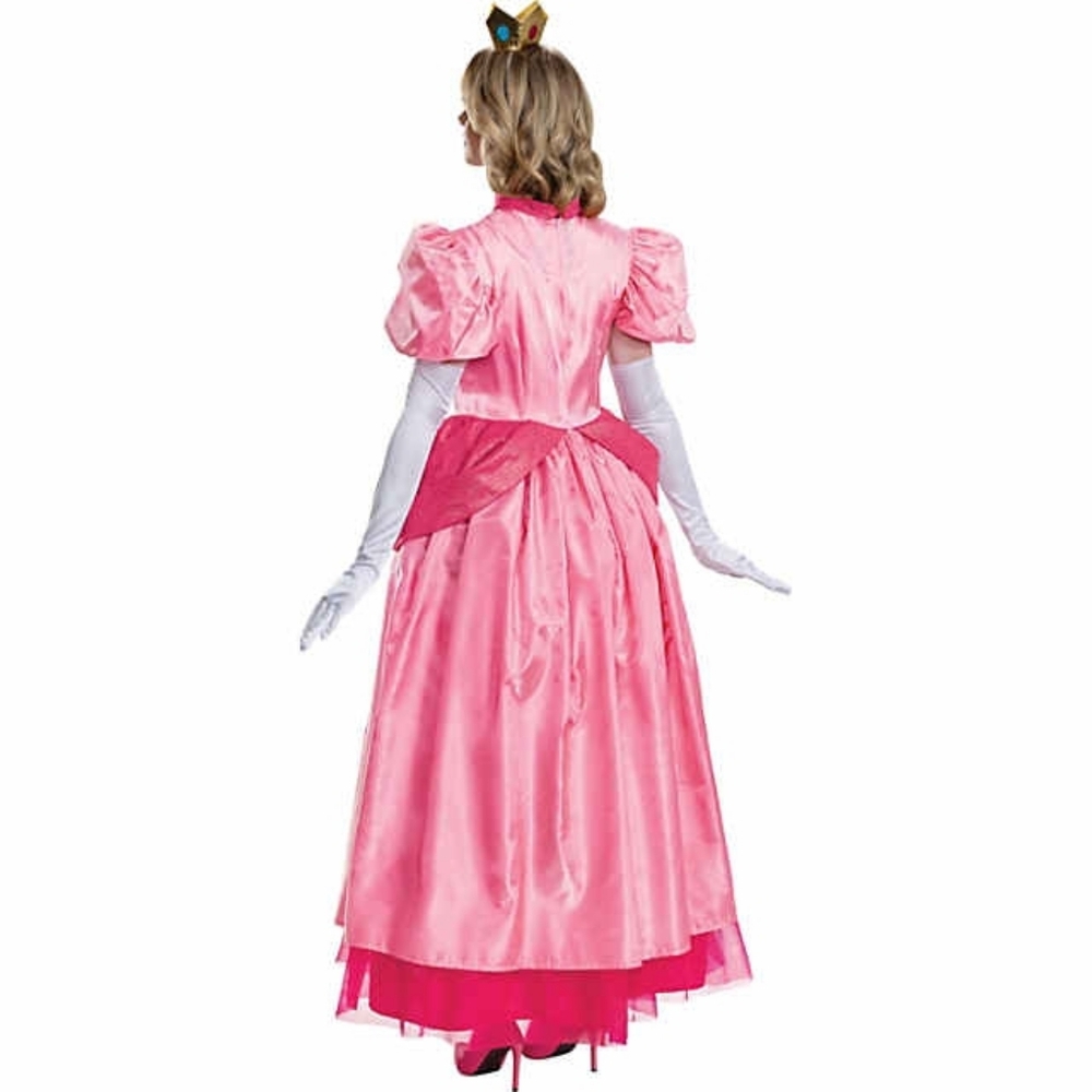 Super Mario Princess Peach Pink Dress Women's L (12/14) - Picture 5 of 5